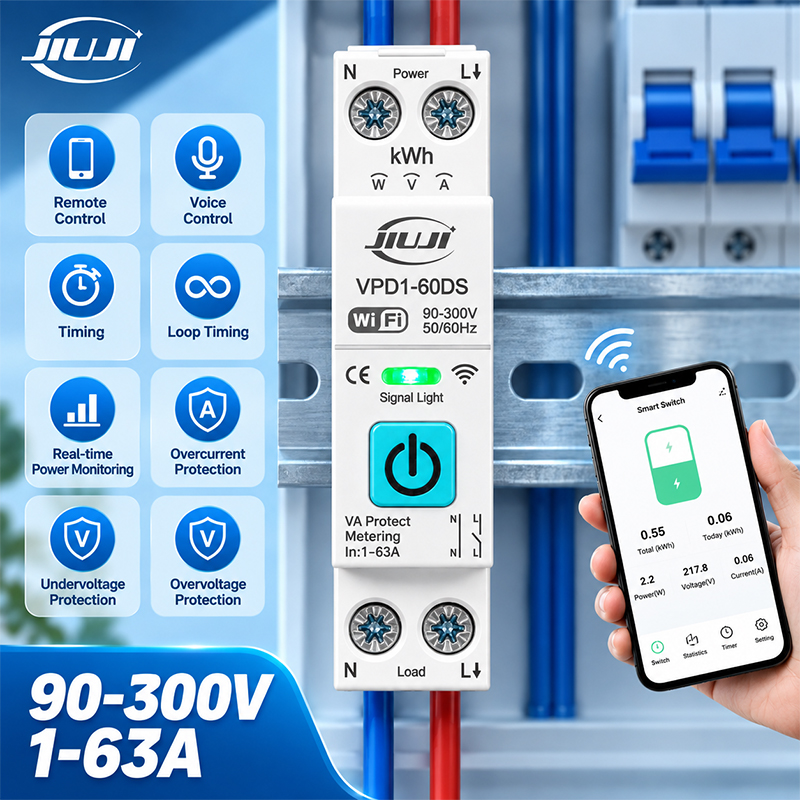 Tuya Smart Switch - Smart WiFi DIN Rail Switch 1P