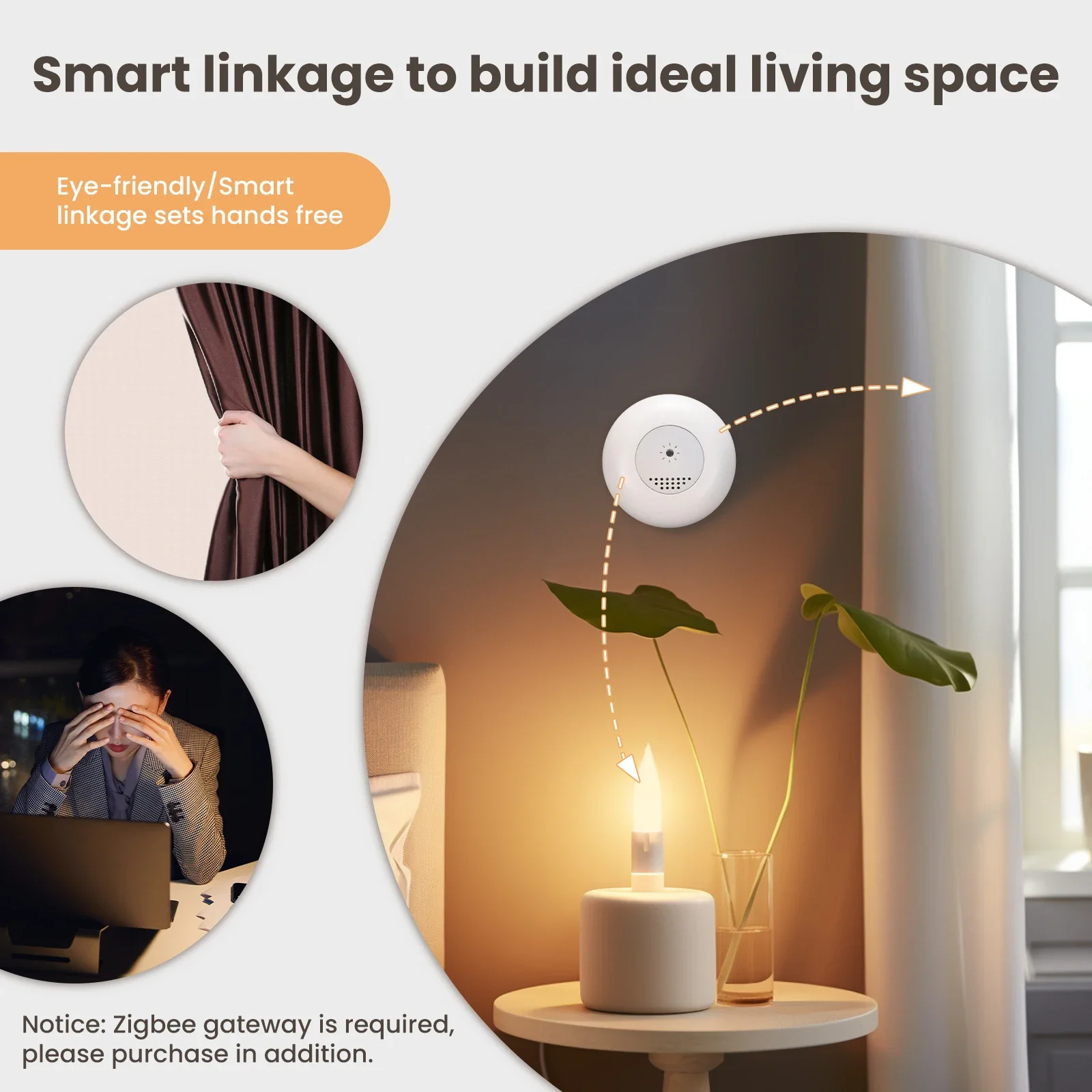 MOES Tuya Zigbee Smart Light S - Smart Home Moes ulasan dan harga
