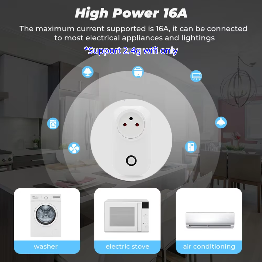 Tuya Smart Socket IsraeL Plug  - Smart Outdoor Plug ulasan dan harga