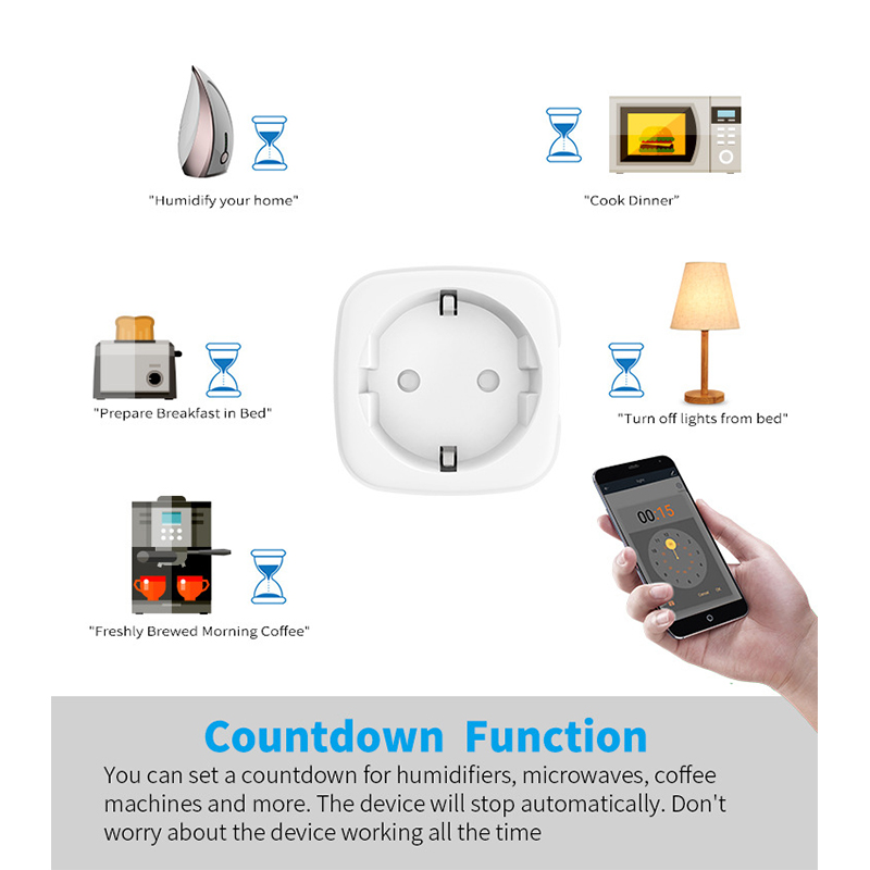 Works with Tuya Smart Life App - Smart Outdoor Plug ulasan dan harga