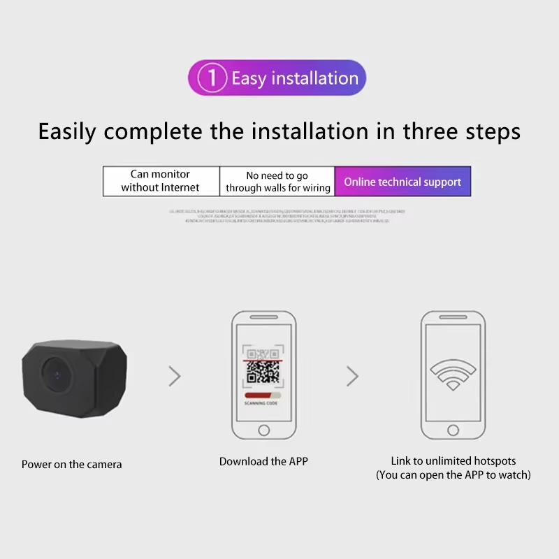 4K HD WiFi Security Camera for - Smart Home Remote Control ulasan dan harga