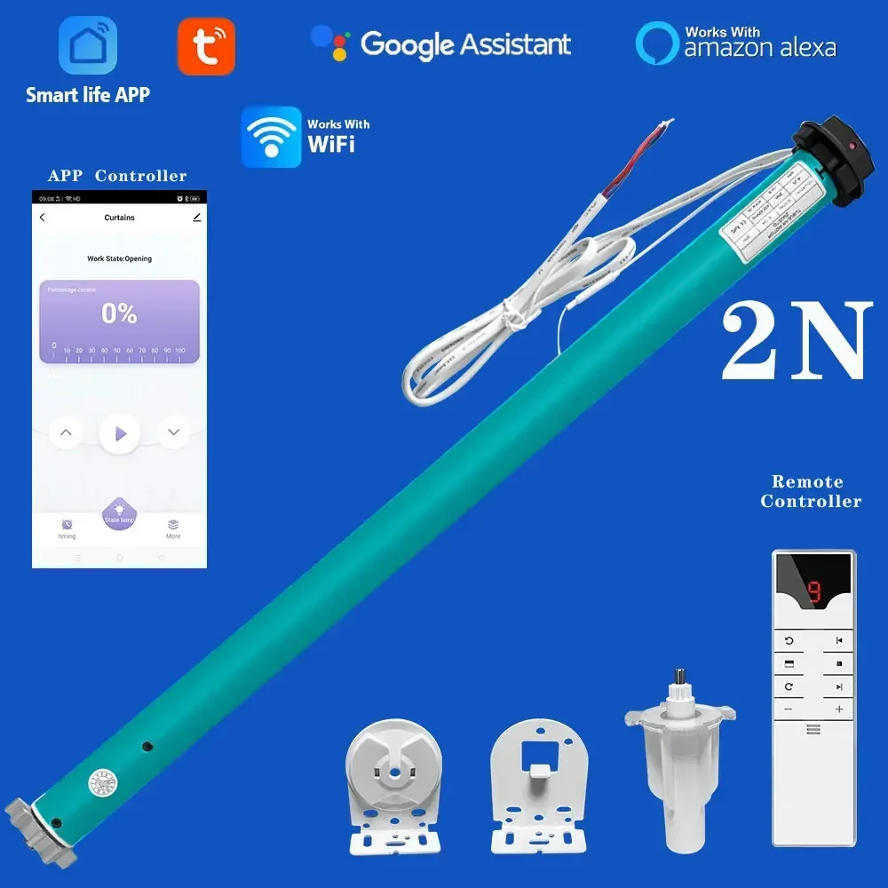 SZMYQ 25mm 2N Tuya Smart Curta - Smart Home Control ulasan dan harga