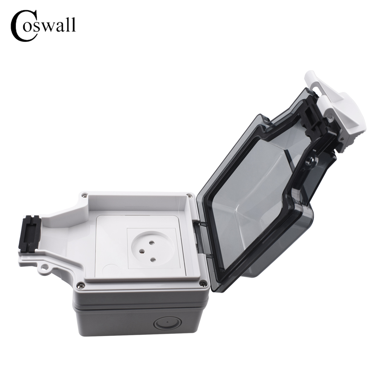 Coswall Tuya Wifi IP66 Waterpr - Smart Outdoor Plug ulasan dan harga