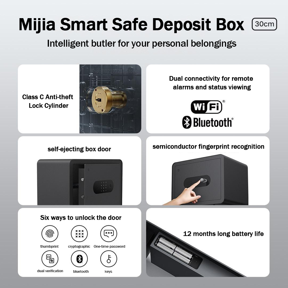 2025 MIJIA Smart Safe Deposit  - Smart Home Box ulasan dan harga