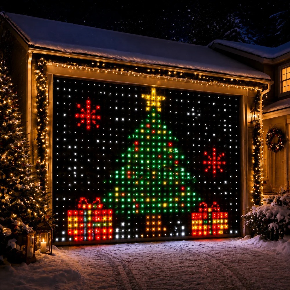 LED Pixel Curtain Lights Bluet - Smart Home Diy ulasan dan harga
