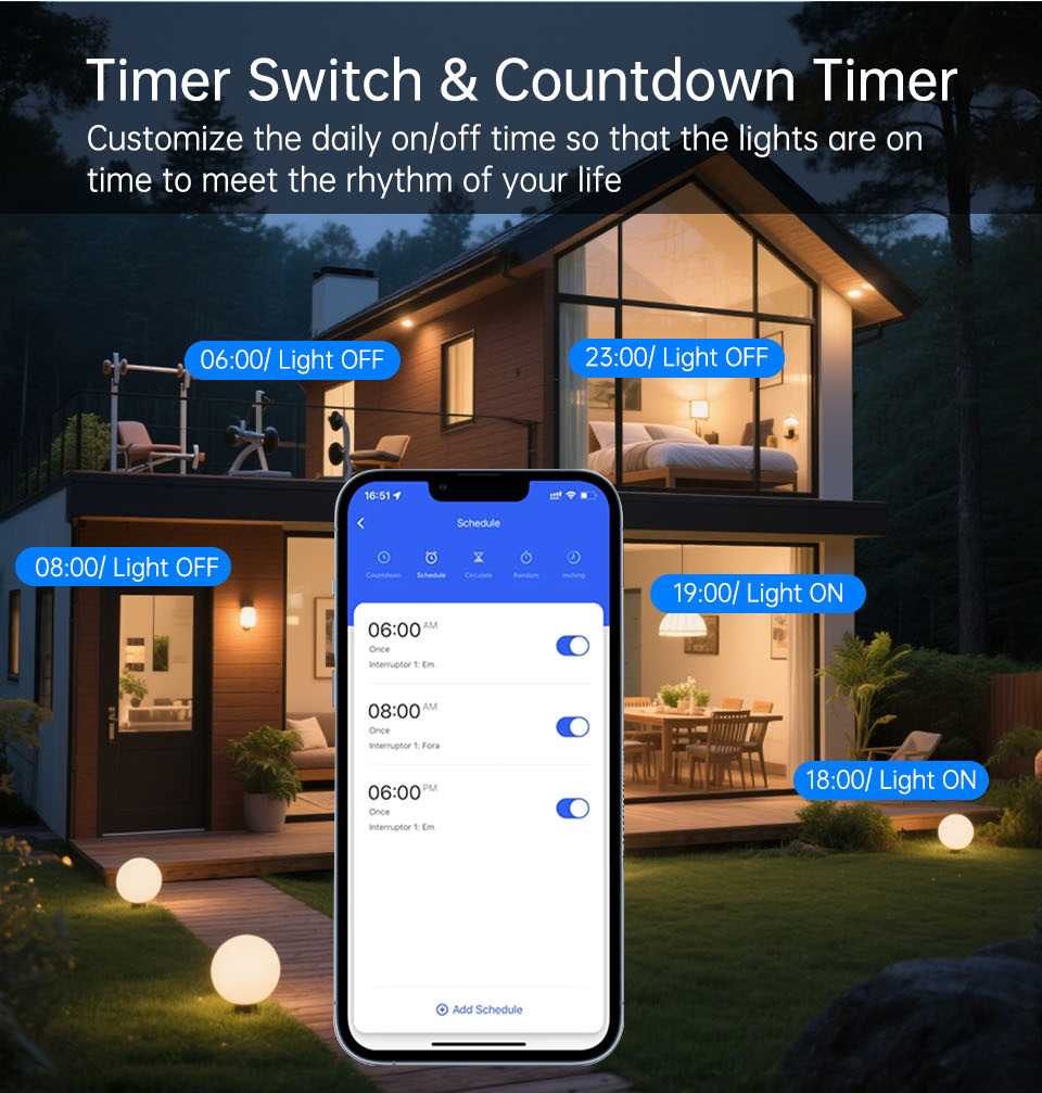 1 2 3 4 Gang WiFi RF 433mhz To - Tuya Smart Switch ulasan dan harga