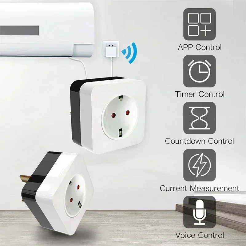16A WiFi Air Conditioner Wall  - Smart Outdoor Plug ulasan dan harga