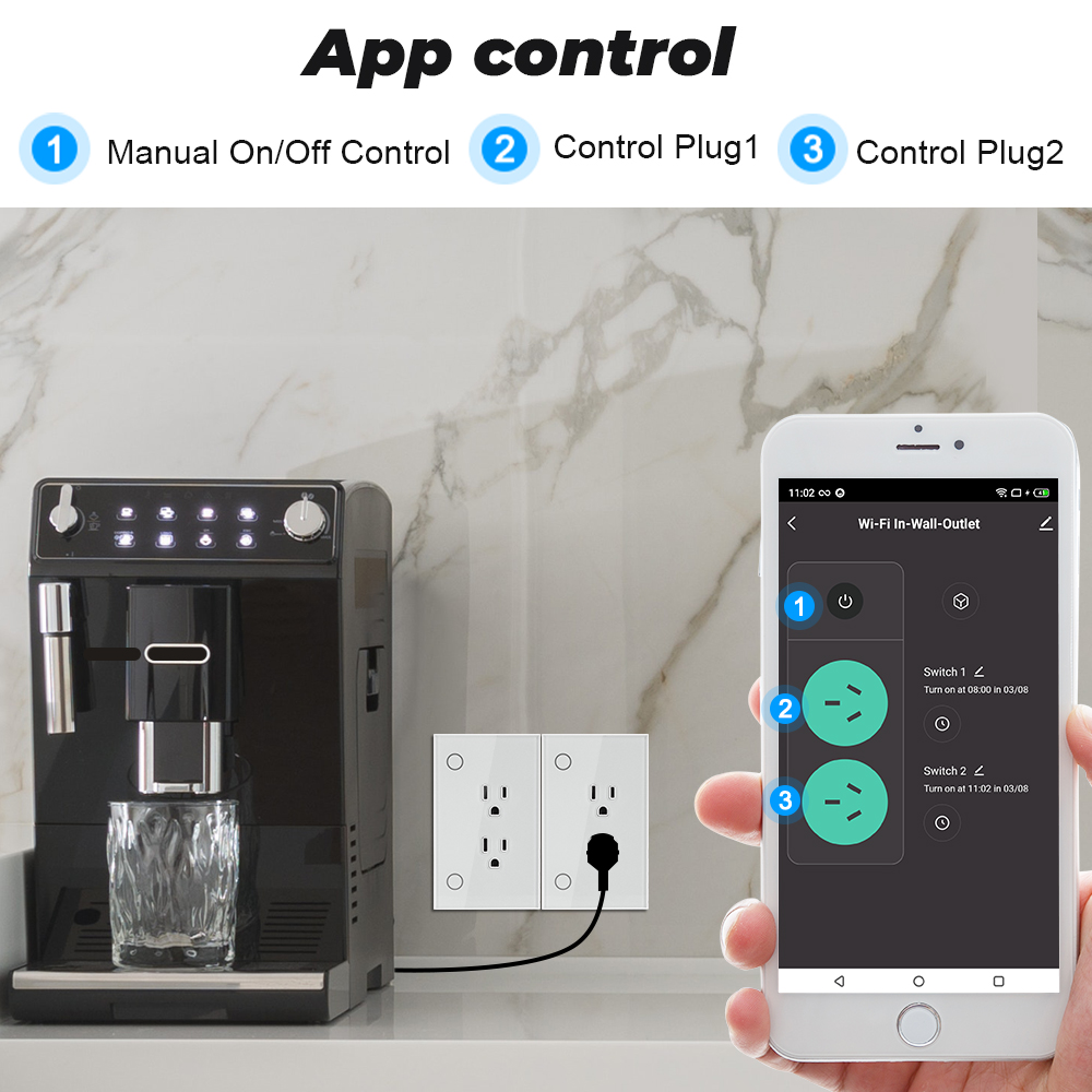 16A Tuya Wifi Socket Us Plug O - Smart Outdoor Plug ulasan dan harga