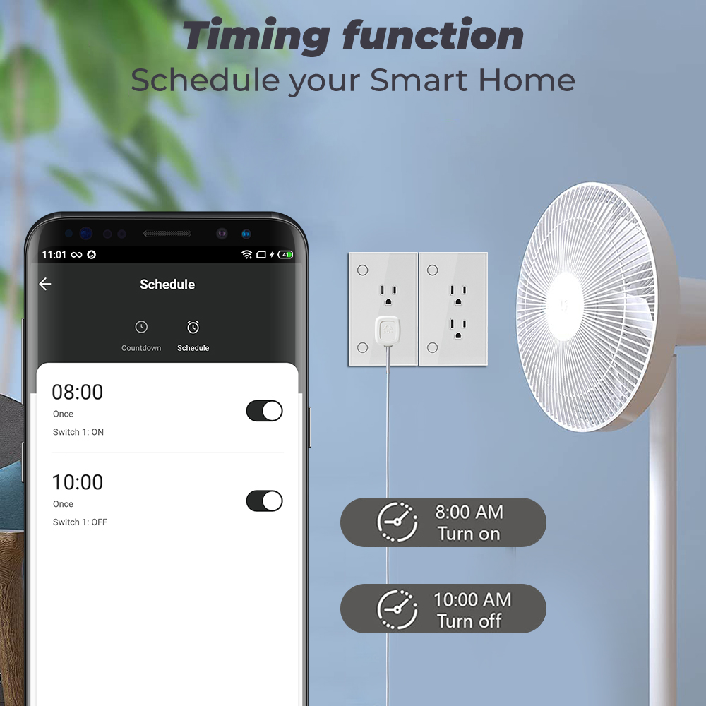 16A Tuya Wifi Socket Us Plug O - Smart Outdoor Plug ulasan dan harga