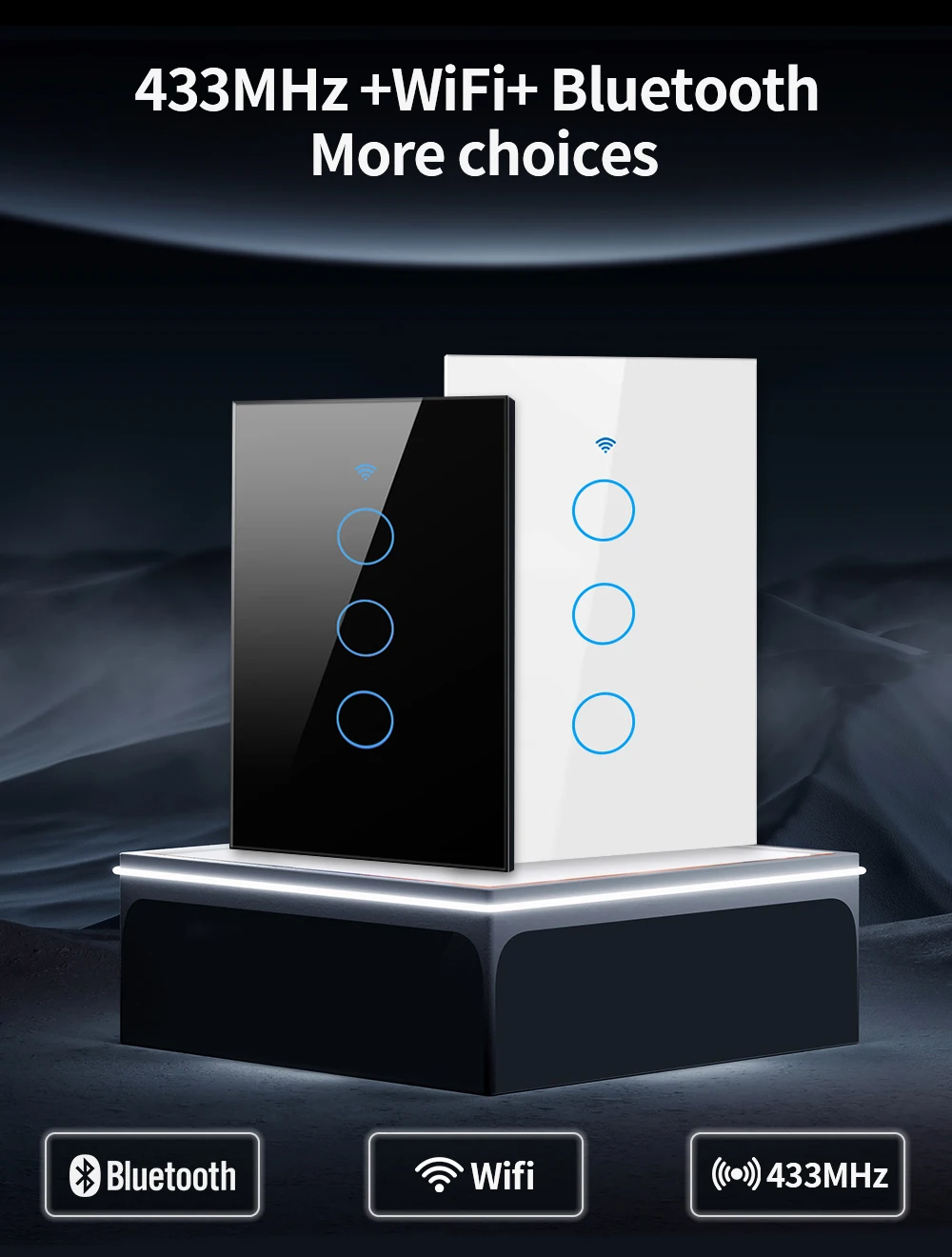 TNCE Tuya WiFi/Zigbee Smart Li - Tuya Smart Switch ulasan dan harga