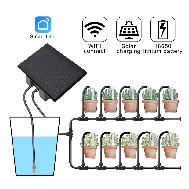 WIFI Solar Automatic Watering  - Smart Home Diy ulasan dan harga