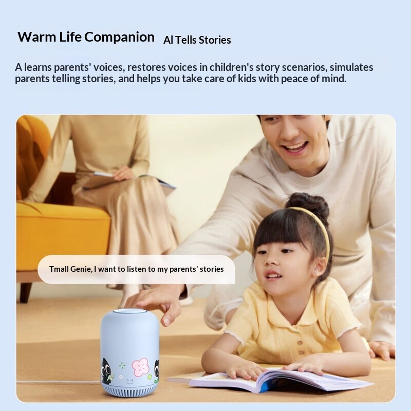 Luo Xiaohei Smart Speaker AI Q - Smart Home Speaker ulasan dan harga