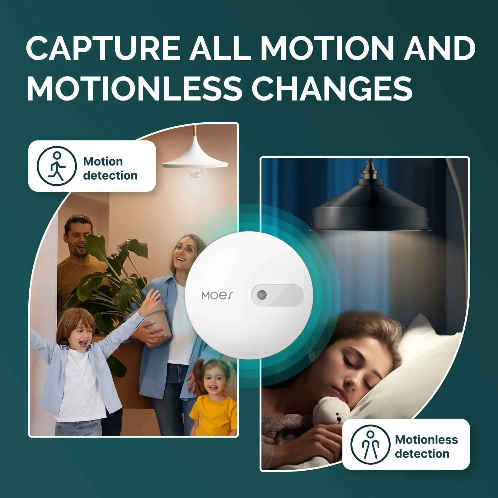 MOES ZigBee Human Presence Sen - Smart Home Moes ulasan dan harga