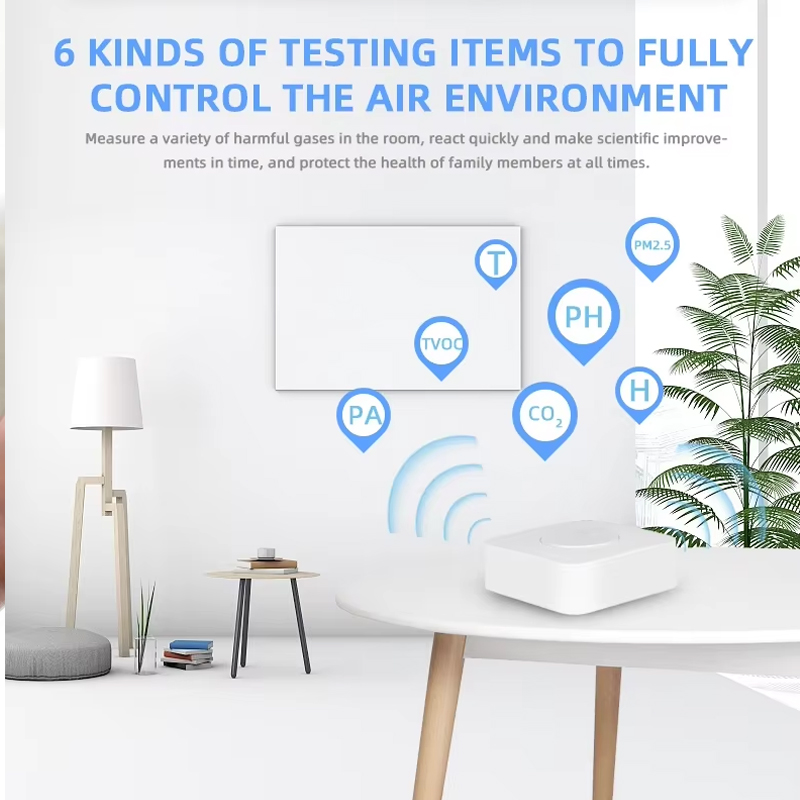 Tuya ZigBee/WiFi Air Quality D - Smart Home Box ulasan dan harga