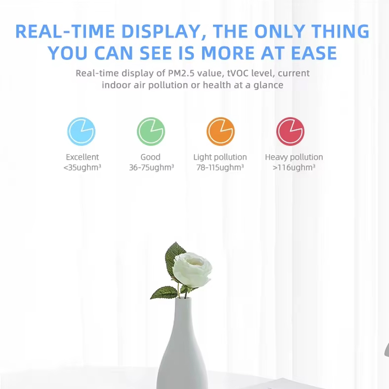 Tuya ZigBee/WiFi Air Quality D - Smart Home Box ulasan dan harga