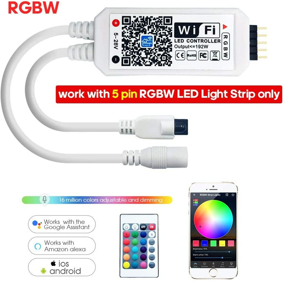 DC12V RGBW/RGBWW Wifi LED Cont - Wifi Led Dimmer ulasan dan harga