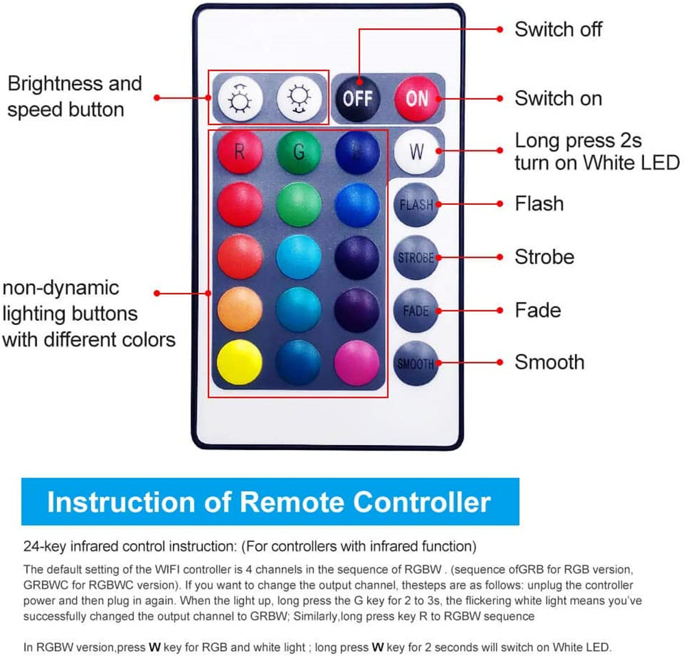 DC12V RGBW/RGBWW Wifi LED Cont - Wifi Led Dimmer ulasan dan harga