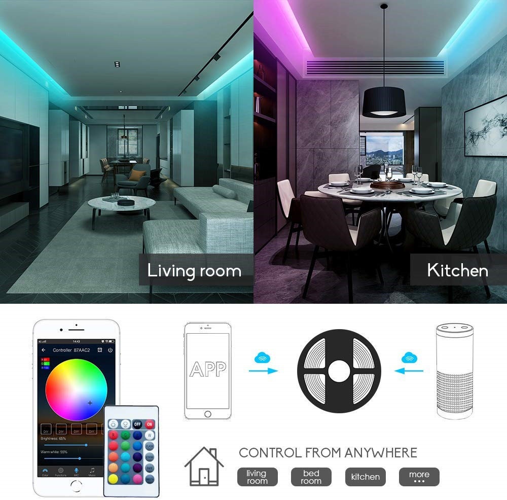 DC12V RGBW/RGBWW Wifi LED Cont - Wifi Led Dimmer ulasan dan harga