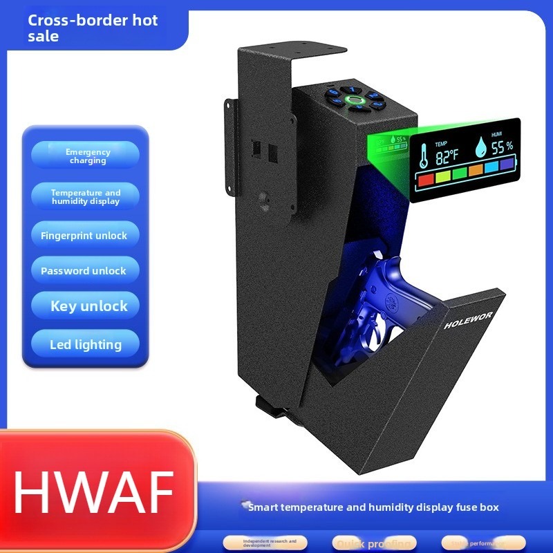 Smart Fingerprint Handgun Safe - Smart Home Box ulasan dan harga