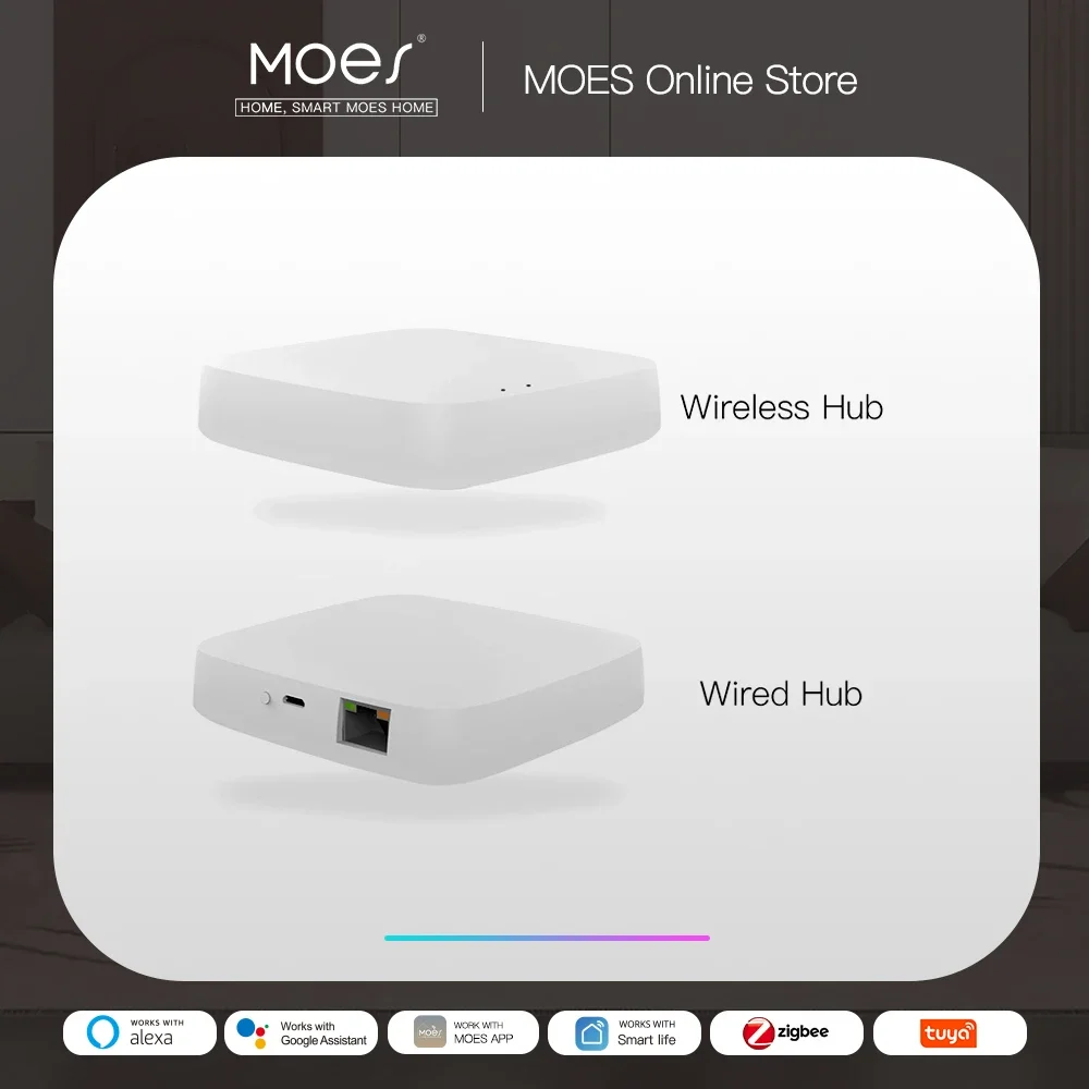 Tuya ZigBee 3.0 Smart Gateway  - Smart Home Moes ulasan dan harga