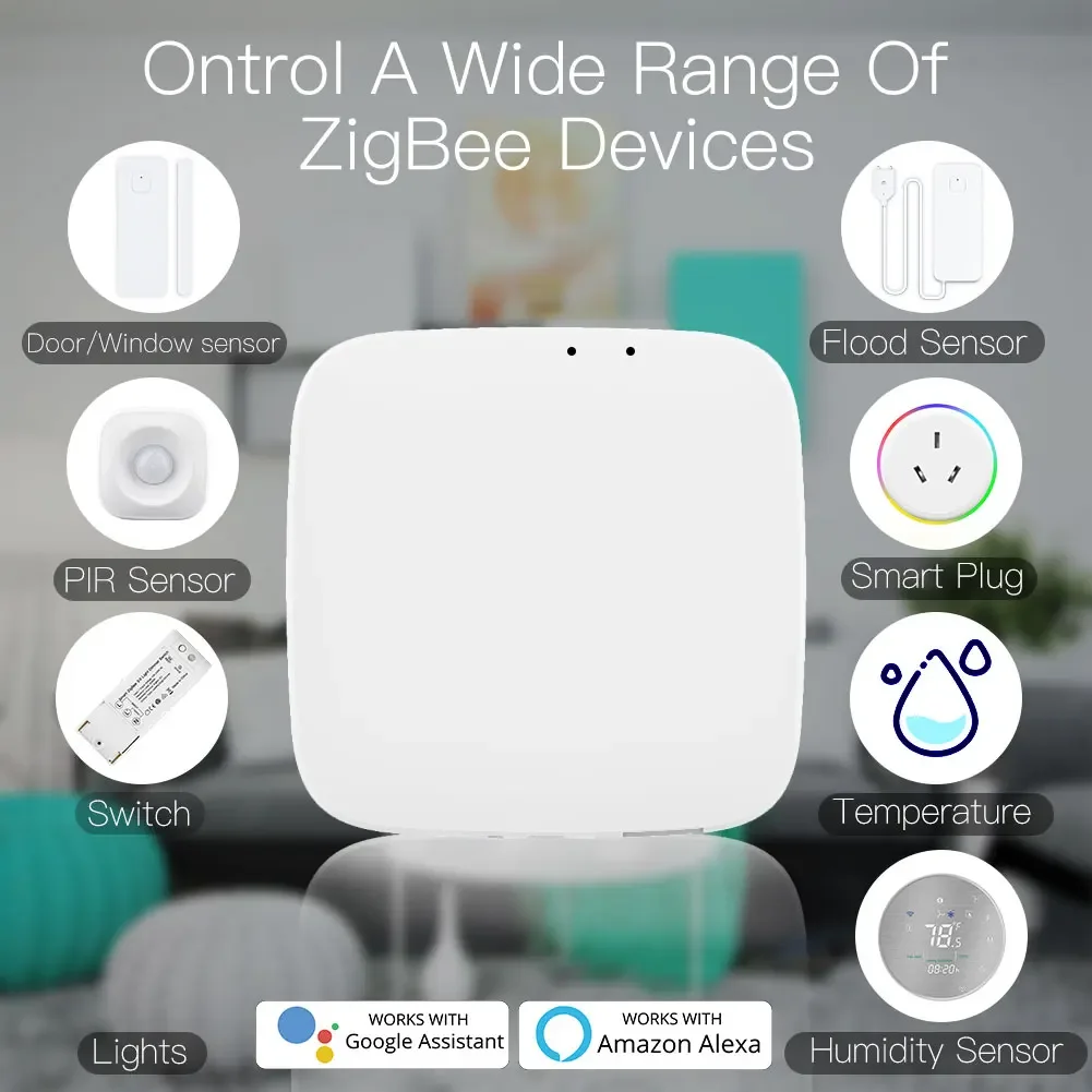 Tuya ZigBee 3.0 Smart Gateway  - Smart Home Moes ulasan dan harga