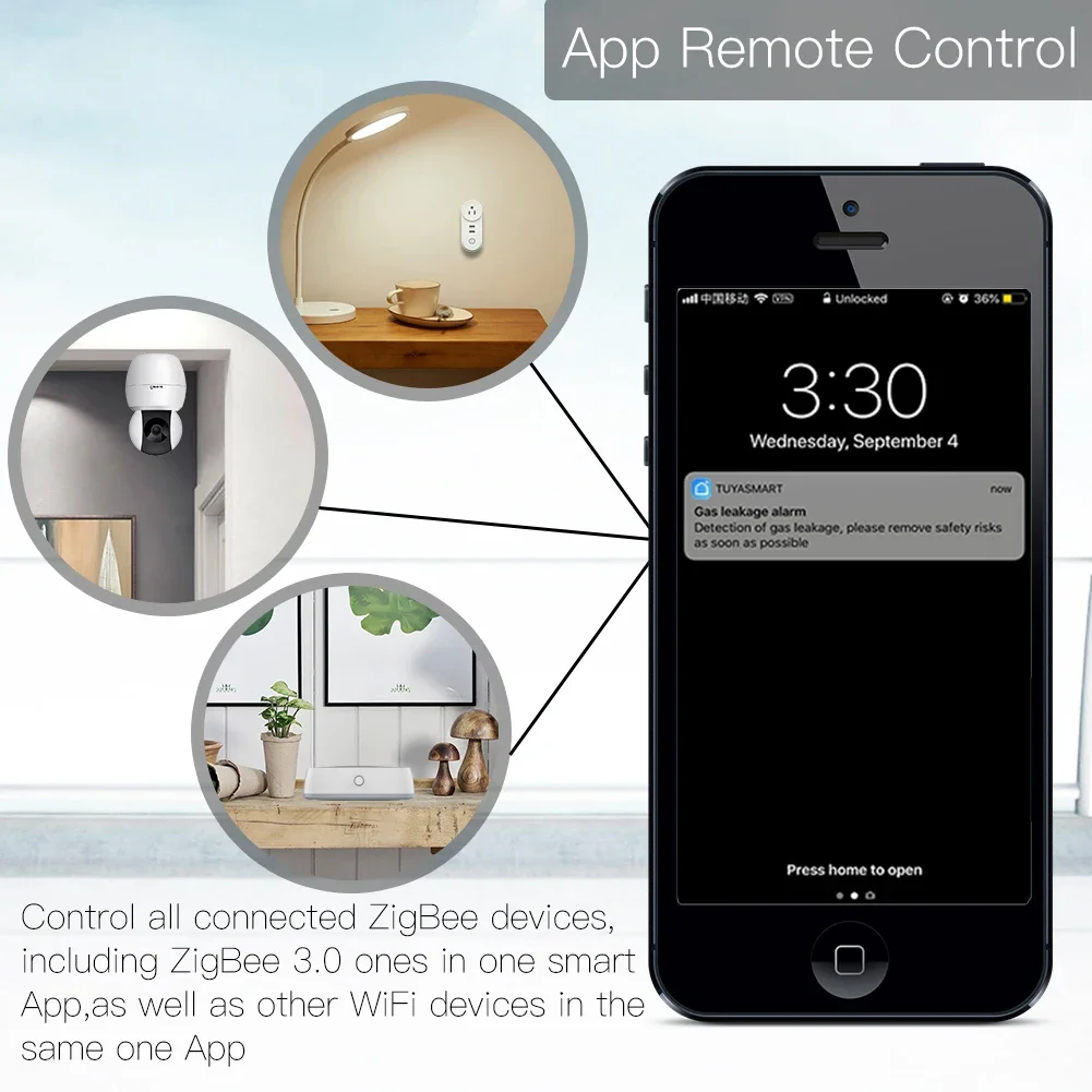 Tuya ZigBee 3.0 Smart Gateway  - Smart Home Moes ulasan dan harga