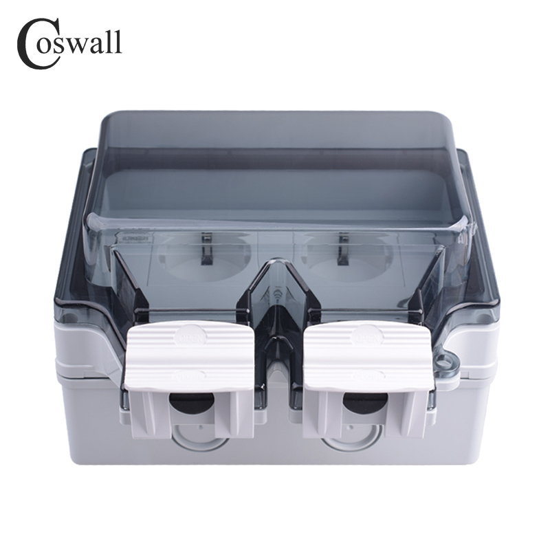 Coswall Tuya Wifi Voice Contro - Smart Outdoor Plug ulasan dan harga