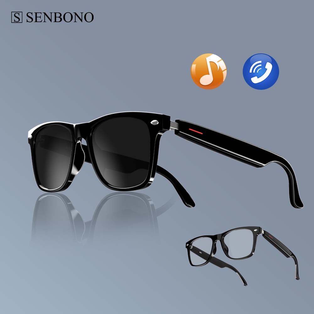 SENBONO E13 Smart Glasses:Blue - Smart Home Speaker ulasan dan harga