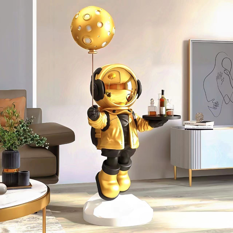 Large Creative Astronaut Floor - Smart Home Speaker ulasan dan harga